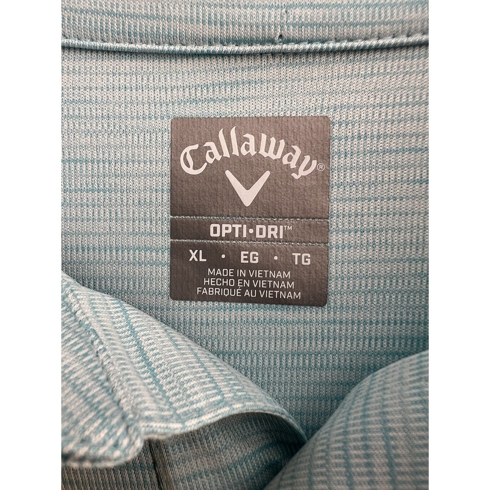 Callaway Polo Shirt Golf Men's Size XL Opti-dri‎ Pin Hole On Inside See Picture - Picture 3 of 6